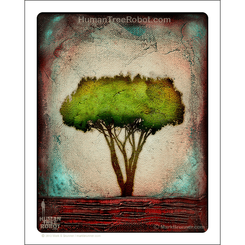 0070 Matte Paper Print 8x10" - Neighborhood Tree