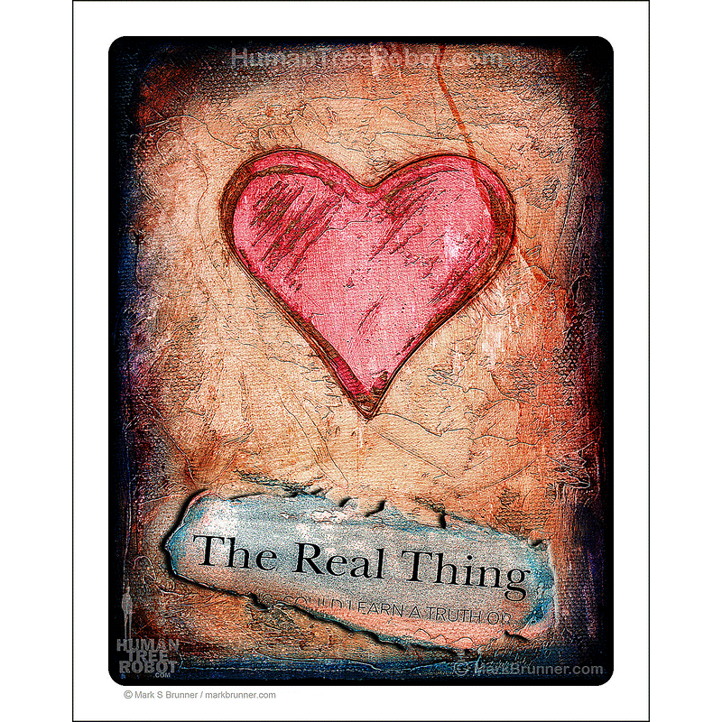 4009 - Matte Paper Print 8x10" - Hearts And Headlines - The Real Thing
