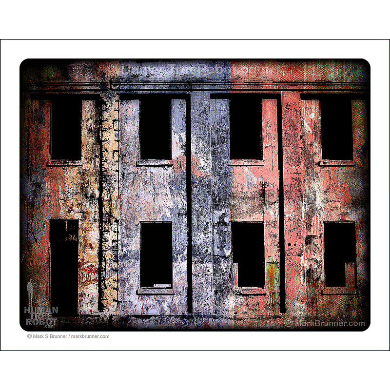 5012 - Matte Paper Print 8x10" - Architecture - Angel Island 2, Red