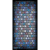 4018 Wood Panel Rectangle - We XO 1, Blue