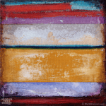 8013 Wood Panel Square - Abstract - Colors 02 - Orange
