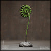 Sculpture: Gear Flower: 3 inch, Green