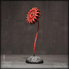 Sculpture: Gear Flower: 3 inch, Red