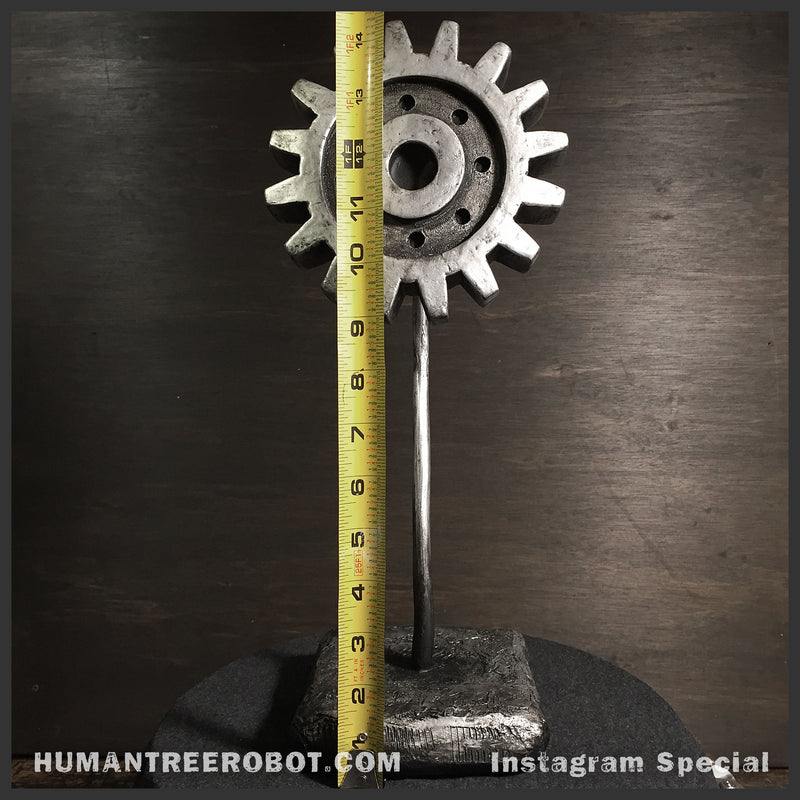 gear flower Steampunk Sculpture