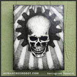 IG-0065 - Original Painting - 11x14 Inch Skull "Crown" - FREE SHIPPING
