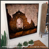 IG-0060 - Instagram Special - 24x24 Inch Wood Panel Print - Gear Flower Cathedral