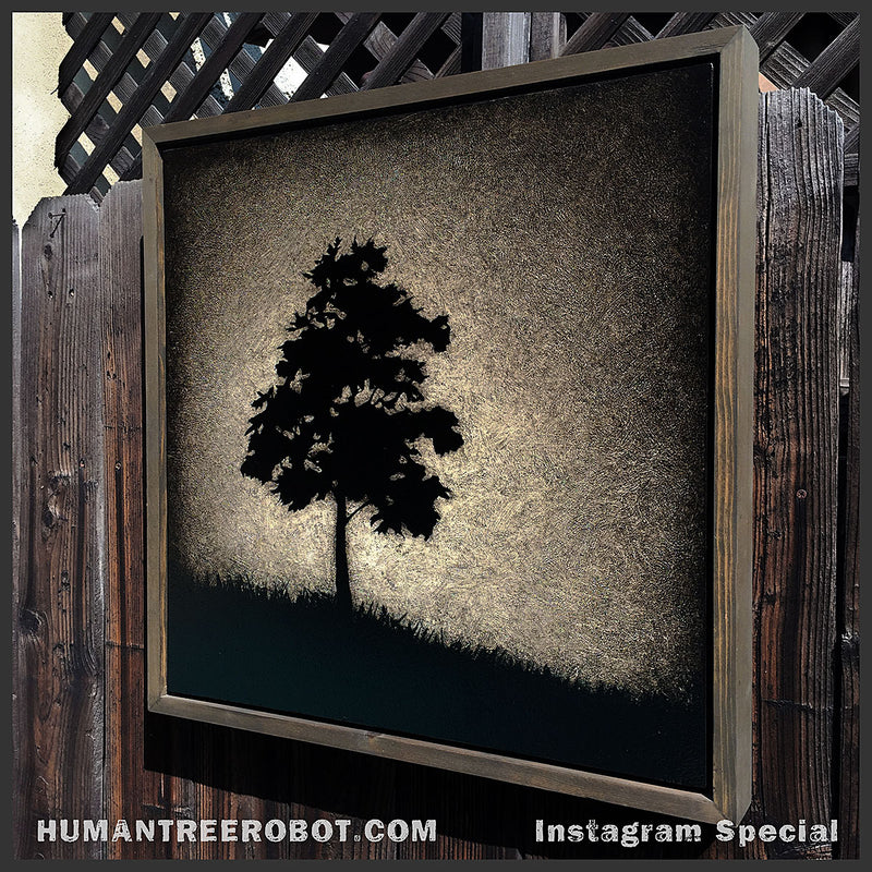 IG-0021 - Instagram Special - Original Oil Painting - 24x24 Inch "Night No.4"