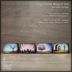 Magnet Set - 4 Magnets - Choose Your Own Images
