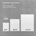 3002 Borderless Print - Drip Series, Human, Purple/Green