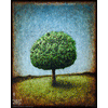 0014 Borderless Print - Hillside Tree