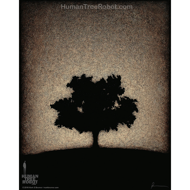 0043 Borderless Print - Night Tree 1