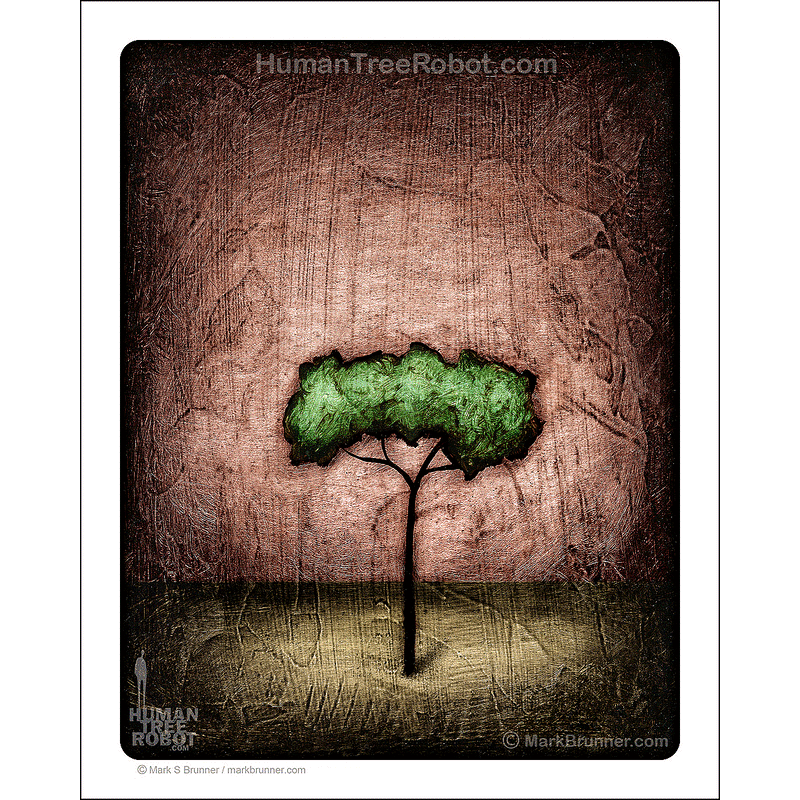 0038 Matte Paper Print 8x10" - Horizon Peace Tree 7