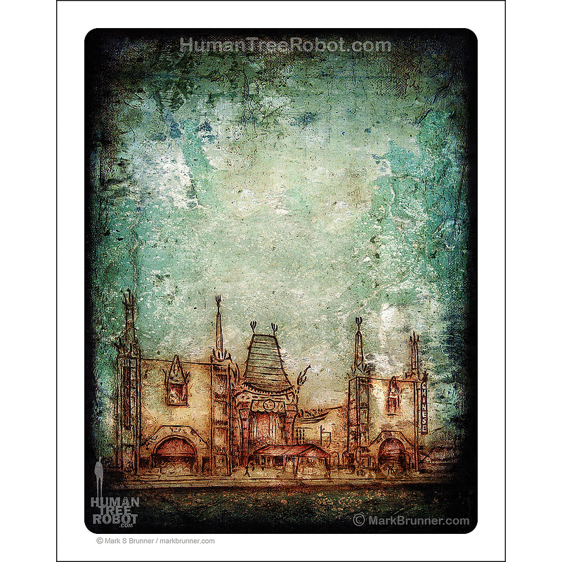 5001 - Matte Paper Print 8x10" - Architecture - Hollywood Series - Chinese Theater