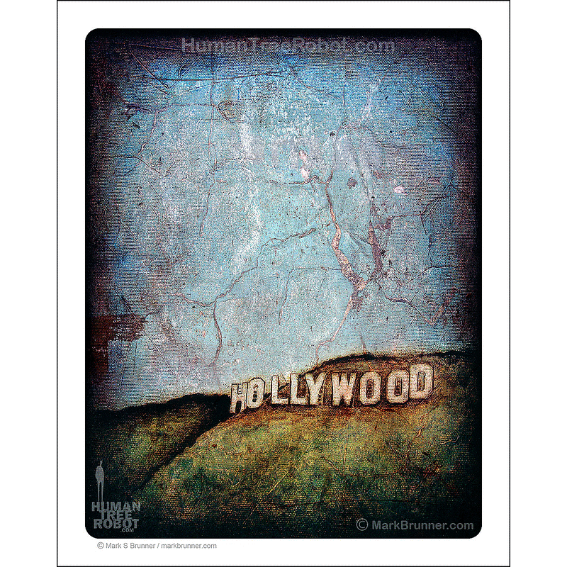 5006 - Matte Paper Print 8x10" - Architecture - Hollywood Sign