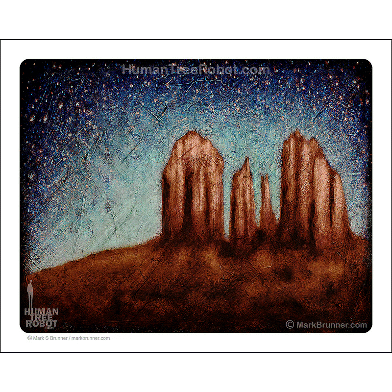 6000 - Matte Paper Print 8x10" - Landscape - Desert Stars