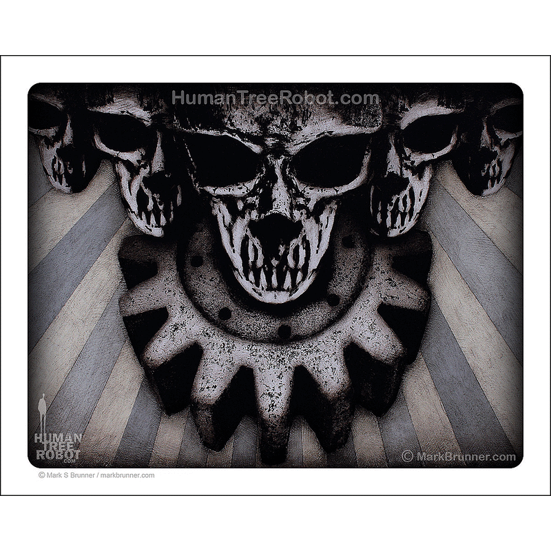 8009 - Matte Paper Print 8x10" - Skulls - Overseer