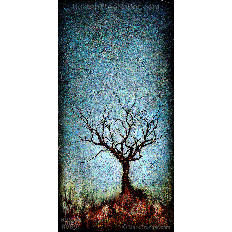 0003 Wood Panel Rectangle - Drip Landscape - Dormant Tree 2