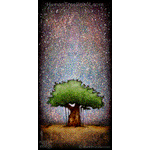 0059 Wood Panel Rectangle - Horizon Tree Bodhi Stars