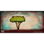 0070 Wood Panel Rectangle - Horizon - Neighborhood Tree