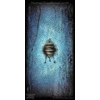 1028 Wood Panel Rectangle - Solo UFO 1 Blue