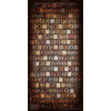 4019 Wood Panel Rectangle - We XO 2, Brown