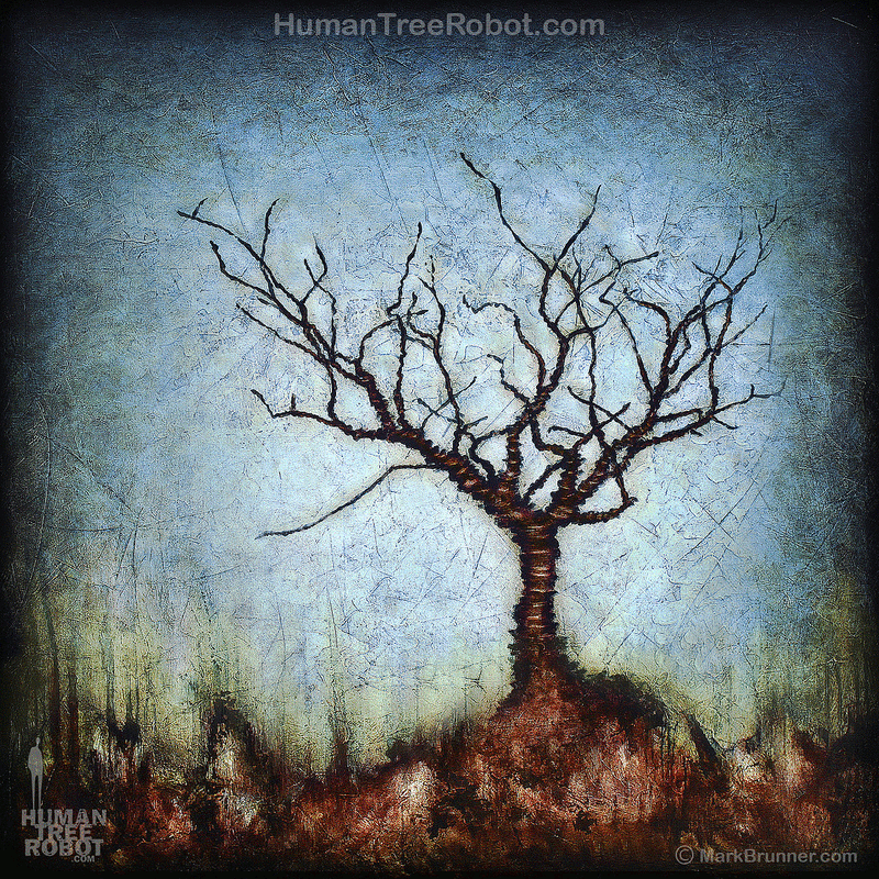 0003 Wood Panel Square - Drip Landscape - Dormant Tree 2
