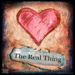 4009 Wood Panel Square - Hearts & Headlines - The Real Thing