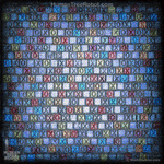 4018 Wood Panel Square - We XO 1 - Blue