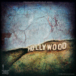 5006 Wood Panel Square - Architecture - Hollywood Sign