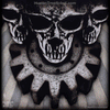 8009 Wood Panel Square - Skulls - Overseer
