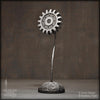 Sculpture: Gear Flower: 3 inch, Silver
