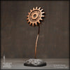 Sculpture: Gear Flower: 4 inch, Copper