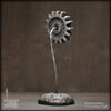 Sculpture: Gear Flower: 4 inch, Silver B