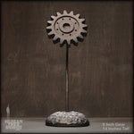 Sculpture: Gear Flower: 5 inch, Black